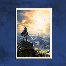 USAOPOLY Breath of the Wild full-color artwork puzzle, a vivid centerpiece for display.