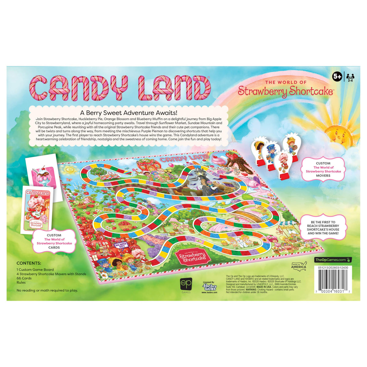 USAOPOLY Candy Land family game night setup encouraging bonding and joyful moments