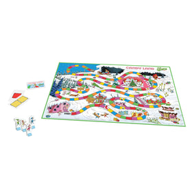 USAOPOLY Candy Land Grinch Mt. Crumpit path scene supporting family bonding