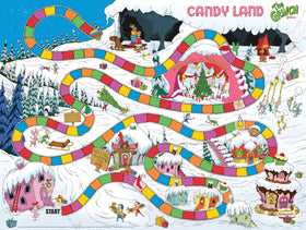 USAOPOLY Candy Land Grinch Who-ville characters ready to lead a festive race