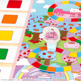 USAOPOLY Candy Land Keroppi’s Macaroon Lilypad Pond scene adds thematic charm