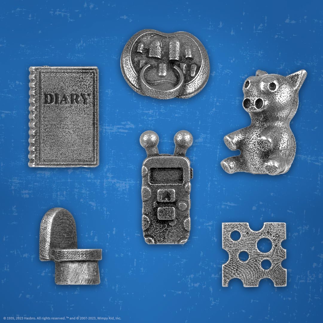 USAOPOLY CLUE Diary of a Wimpy Kid characters movers for interactive gameplay