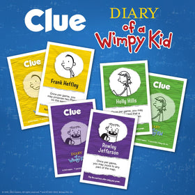 USAOPOLY CLUE Diary of a Wimpy Kid peril tokens add thematic suspense