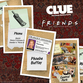 USAOPOLY Clue Friends intrigue cards spark suspense