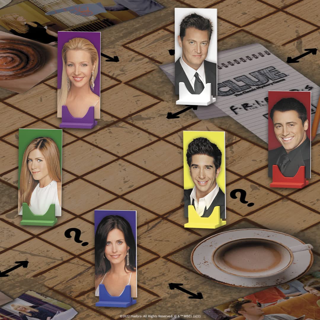 USAOPOLY Clue Friends six character movers in play