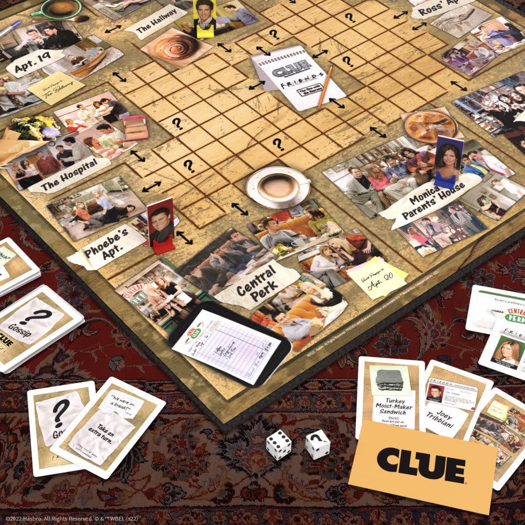 USAOPOLY Clue Friends rumor cards for added intrigue
