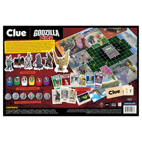 USAOPOLY CLUE Godzilla game pieces highlight six kaiju movers for strategic deduction play
