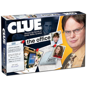 USAOPOLY CLUE Office Edition board for family game night