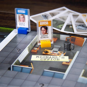USAOPOLY CLUE Office Edition weapon tokens add suspenseful clues