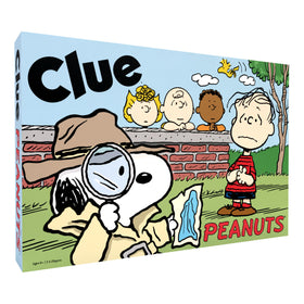 USAOPOLY CLUE Peanuts Charlie Brown House scene for family-friendly mystery fun