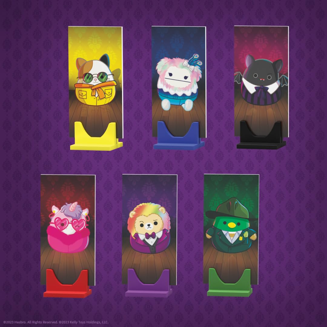 USAOPOLY Clue Squishmallows movers add character to each clue chase.