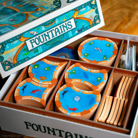 USAOPOLY Fountains high-quality components improve the tactile experience.