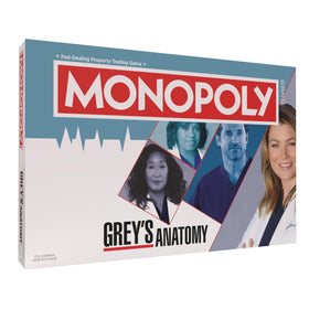 USAOPOLY Grey's Anatomy Monopoly board for family game night.