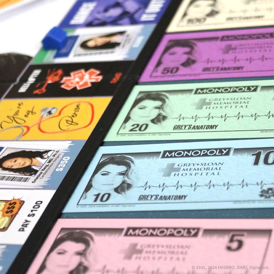 USAOPOLY Grey's Anatomy token stethoscope ideal for strategic trades.
