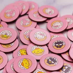 USAOPOLY Hello Kitty Loteria tokens ready for playful wins and quick rounds.