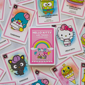 USAOPOLY Hello Kitty Loteria cards showcase iconic characters and items.