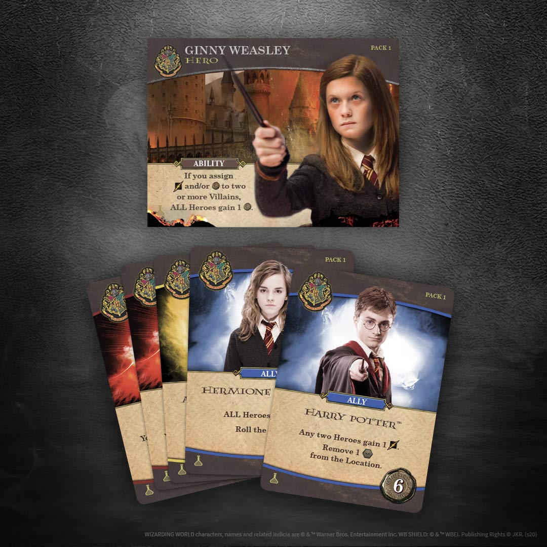 USAOPOLY Hogwarts Battle new villains and encounters deepen teamwork and problem solving