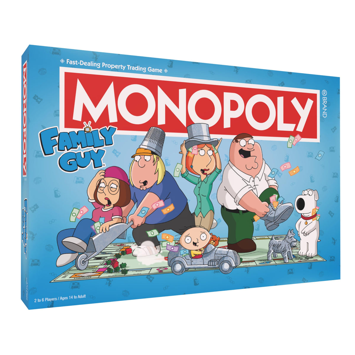 USAOPOLY Monopoly Family Guy Banana Brian token for family game night.
