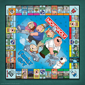 USAOPOLY Monopoly Family Guy Rupert token adds whimsy to rounds.