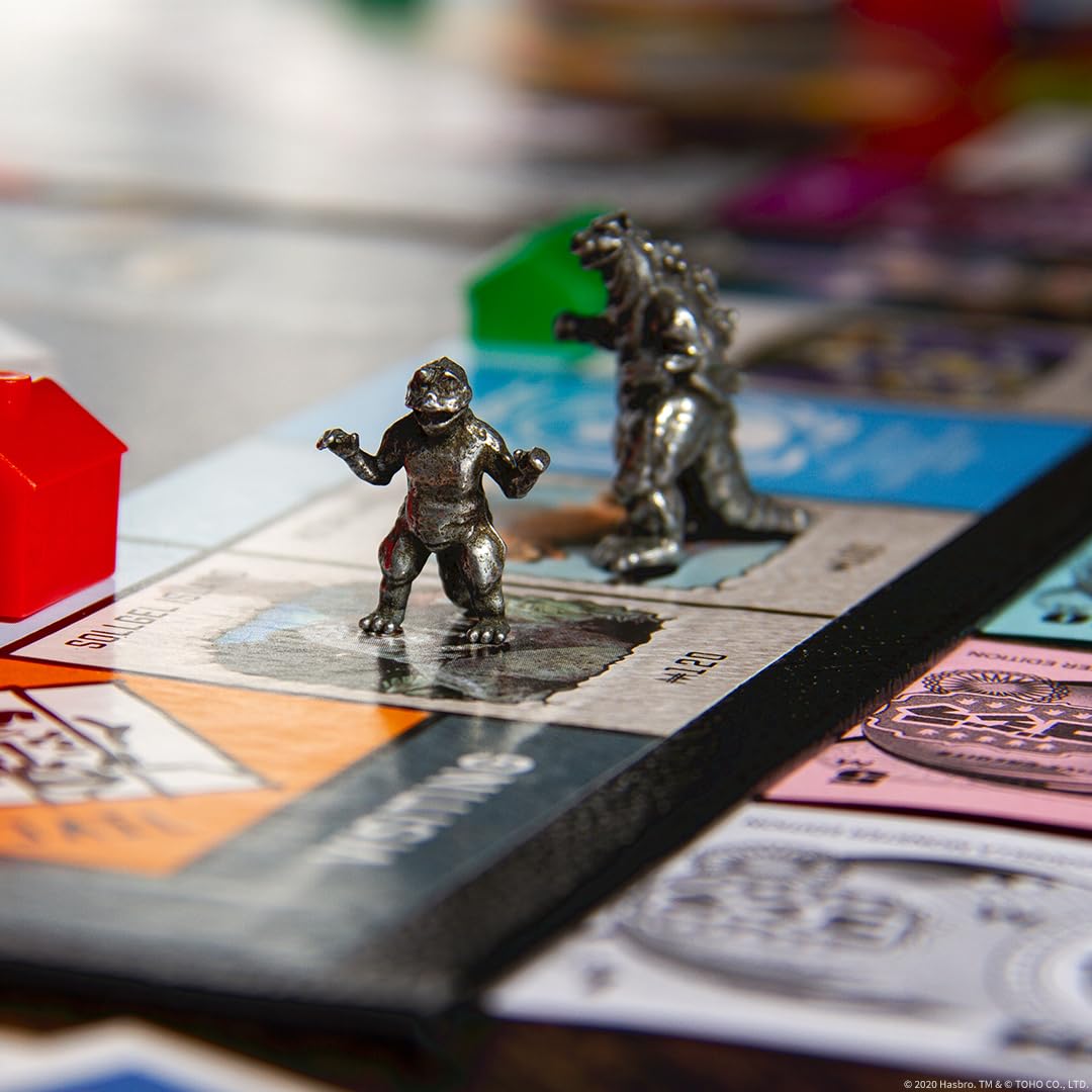 USAOPOLY Godzilla board showing Monster Island location for dramatic rounds