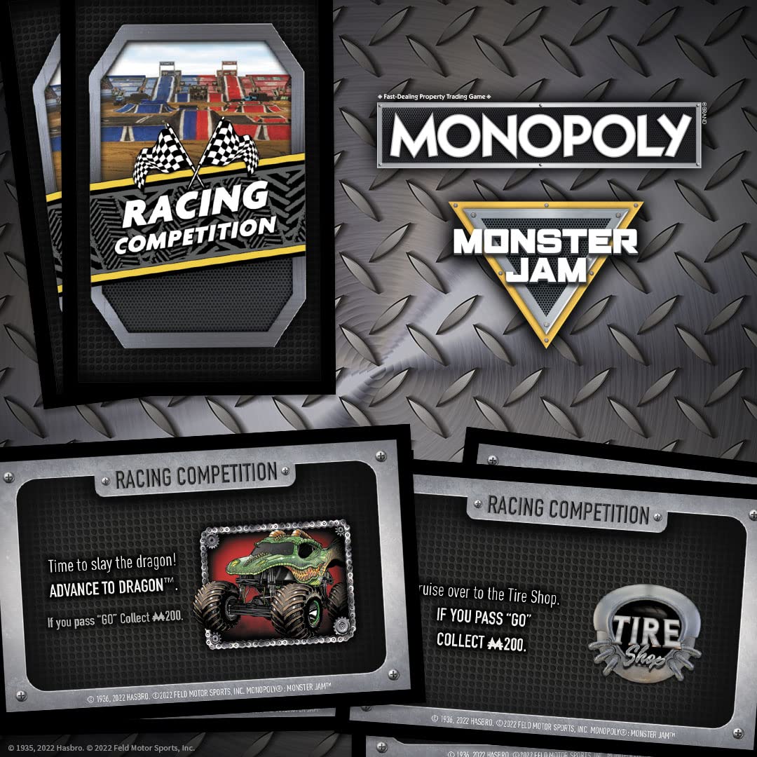 USAOPOLY Monster Jam trophy token close-up for collectors