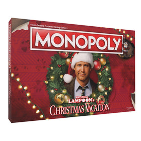 USAOPOLY Monopoly National Lampoon's Christmas Vacation board game for festive game nights.