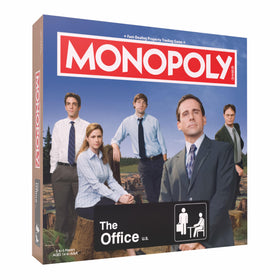 USAOPOLY Monopoly: The Office game board showcases Scranton locations for engaging game nights.