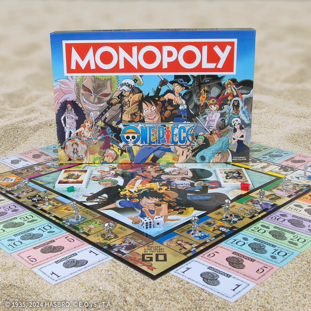 USAOPOLY Monopoly One Piece Edition Chopper token sparks playful strategy