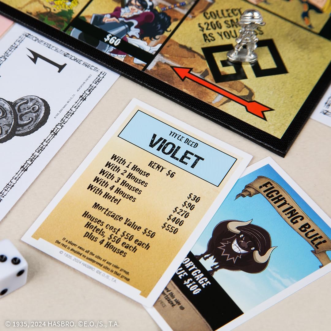 USAOPOLY Monopoly One Piece Edition Nami token guides smart trades