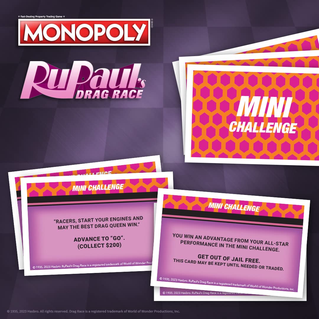 USAOPOLY RuPaul's Drag Race Judges Panel space guides decisions and alliances.