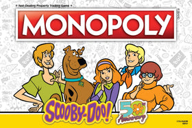 USAOPOLY Scooby-Doo game play setup supports 2–6 players for family nights.
