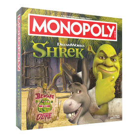 USAOPOLY MONOPOLY Shrek Edition magic mirror token boosts family game night fun