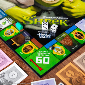 USAOPOLY MONOPOLY Shrek Edition onion token adds playful flair to rounds