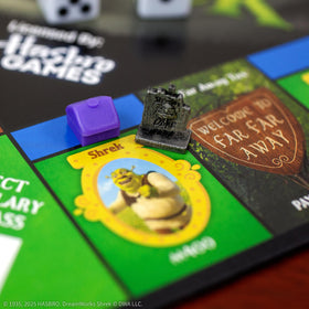 USAOPOLY MONOPOLY Shrek Edition waffles token brings lighthearted charm to play