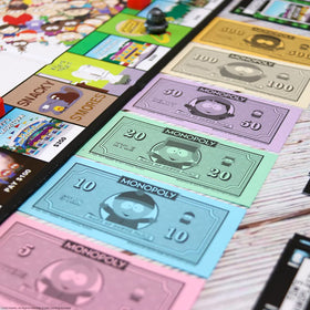 USAOPOLY Monopoly South Park Cheese Poofs Cards for show-inspired twists