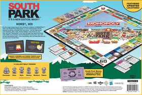 USAOPOLY Monopoly South Park collector edition art for display