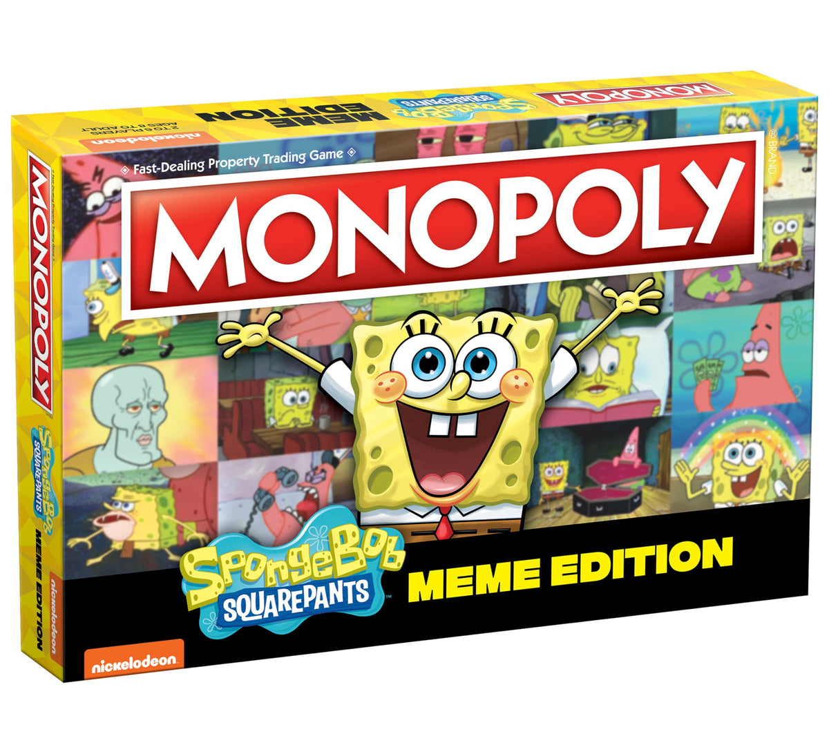 USAOPOLY SpongeBob Meme Edition board enhances family game night with Bikini Bottom humor