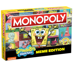 USAOPOLY SpongeBob Meme Edition board enhances family game night with Bikini Bottom humor