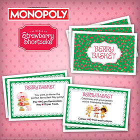 USAOPOLY Monopoly Strawberry Shortcake token: Citrus Acres supports property trading and strategy.