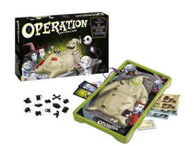USAOPOLY Operation: Oogie Boogie patient close-up invites imaginative Halloween play for fans