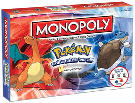 USAOPOLY Pokemon Kanto Edition board shows all eight gyms for immersive play