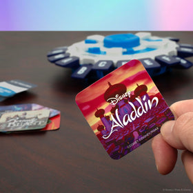 USAOPOLY TAPPLE Disney Edition cards featuring over 100 categories.