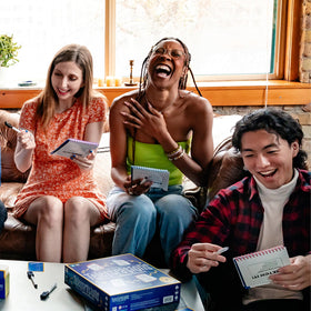 USAOPOLY Telestrations new-look prompts spark fresh hilarity