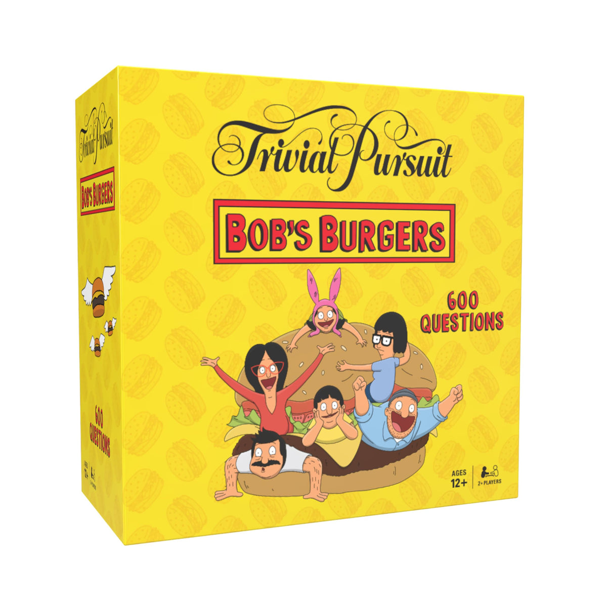 USAOPOLY Trivial Pursuit Bob's Burgers box front, official licensed collectible for fans and game nights.