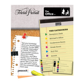 USAOPOLY Trivial Pursuit The Office Edition gameplay in action for friends and family.