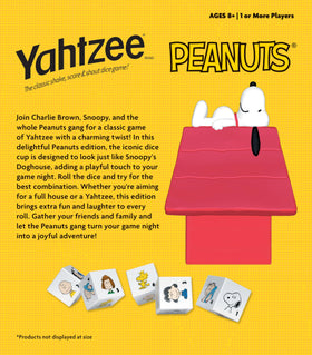 USAOPOLY Yahtzee Peanuts rules guide for easy setup and play
