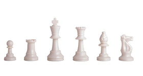 US Chess Federation Green set highlights 3.75-inch king for easy visibility.