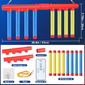Usmfuie Reflex Sticks portable, non-toxic design makes safe play possible anywhere.