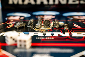 USAOPOLY Marines edition combat boots token for strategic play and immersive theme.