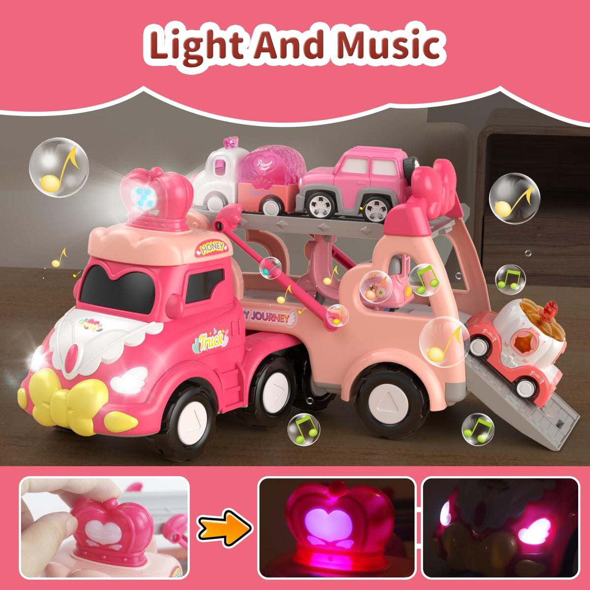 Usrela mini motorcycle toy, compact ride-on feel supports early motor skills.